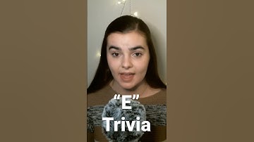 ASMR POP QUIZ! | 5 Trivia Questions Starting with E