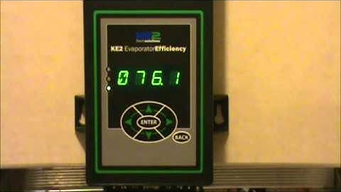 Video 012 How to  Navigate the KE2 Evap Controller