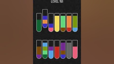 【Water Sort Puzzle】 Level 151