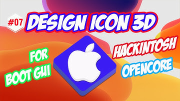Design icon 3D boot GUI for MacOS Hackintosh Opencore