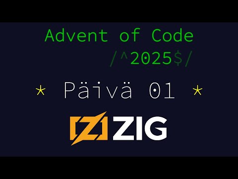 Advent of Code 2025 - Päivä 1 | Zig opettelua - YouTube