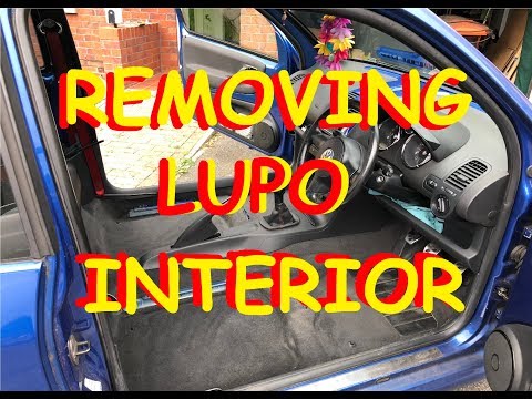 How To Remove interior Seats From a VW Lupo + My New Seats Installed.
