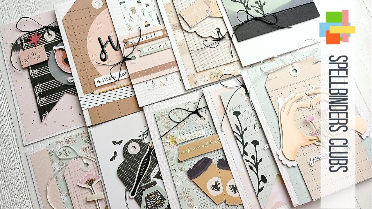 10 Cards - 1 Kit | Spellbinders | Card Kit of the Month | Dec 2020 | Heart Hands