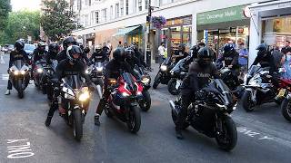 SUPERBIKES in LONDON SOUNDS & ACCELERATION 2026.BMW S1000RR,Yamaha R1