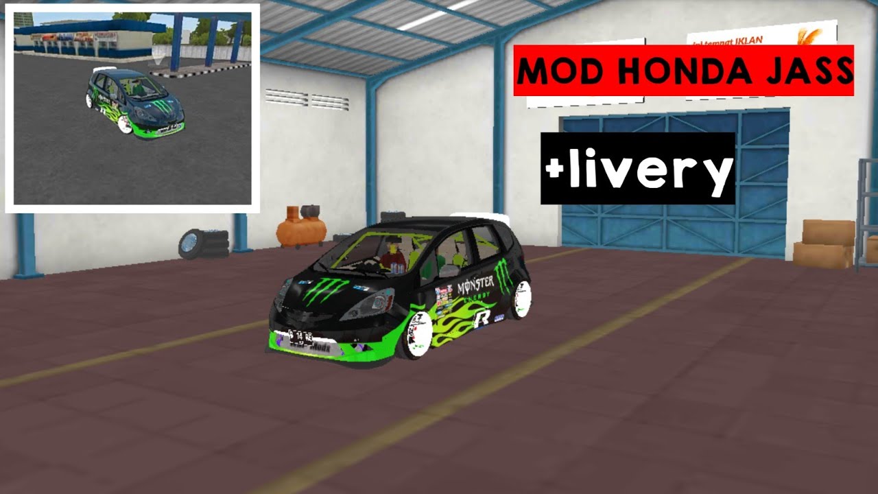 7700 Mod Bussid Mobil Jazz Racing Terbaru