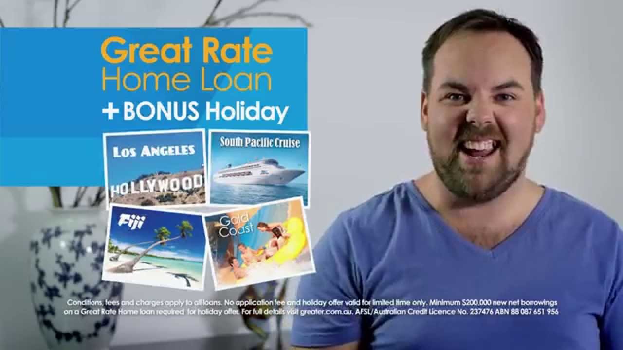 Pack Your Bags with the Greater's Great Rate Home Loan