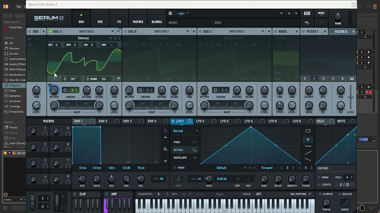 Creating a atmosphere effect using SERUM 2 - Forest Psytrance [english]