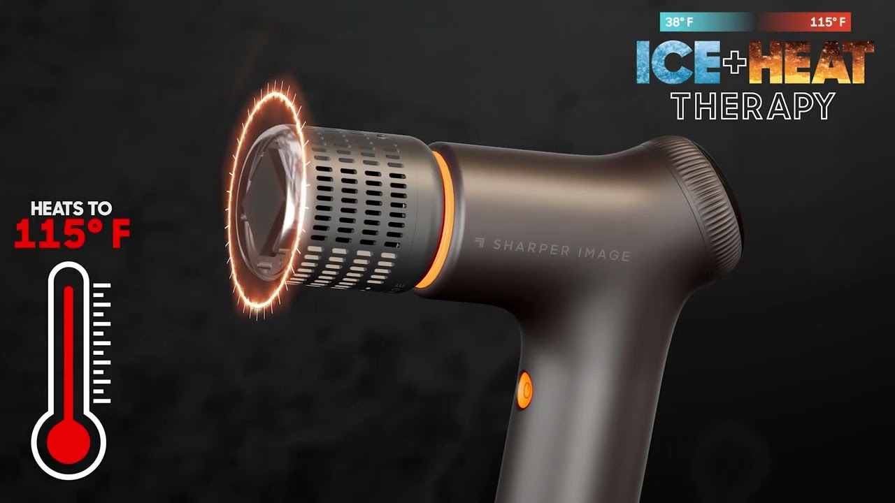 Sharper Image® Power Percussion® Hot + Cold Reach Percussion 