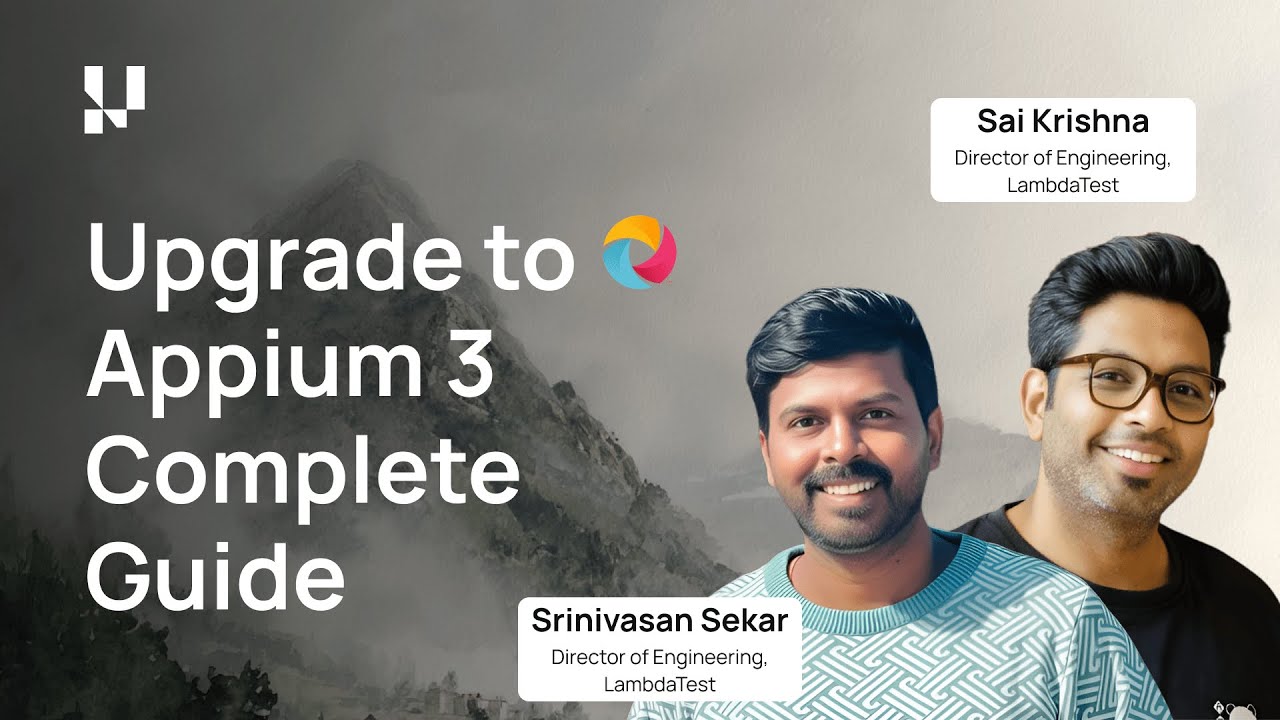 Appium 3 Tutorial | Architecture, New Features, and Migration | Webinar ...