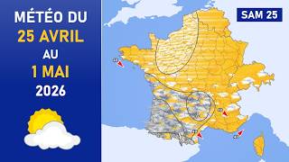 Weather forecast from Saturday, April 25th to Friday, May 1st, 2026
