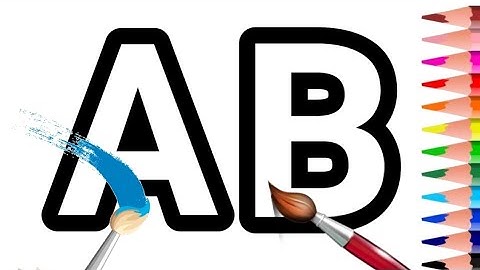 ABCD in English | A  to Z English Alphabet | ABCD | A for Apple | B For Ball | छोटे बच्चों की पढ़ाई 