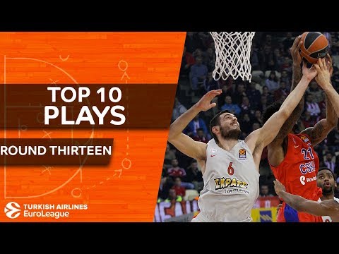 Top 10 Plays  - Turkish Airlines EuroLeague Regular Season Round 13