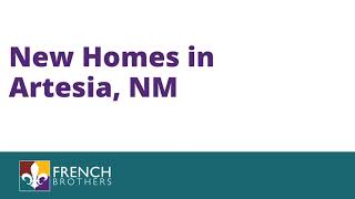 New Homes Available in Artesia, NM