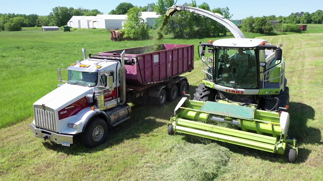 Ash Farms Loading Hay, June 5 2020.