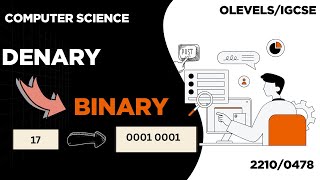 Convert Denary to Binary in Seconds!!! Olevels/IGCSE| Computer Science|2210|0478