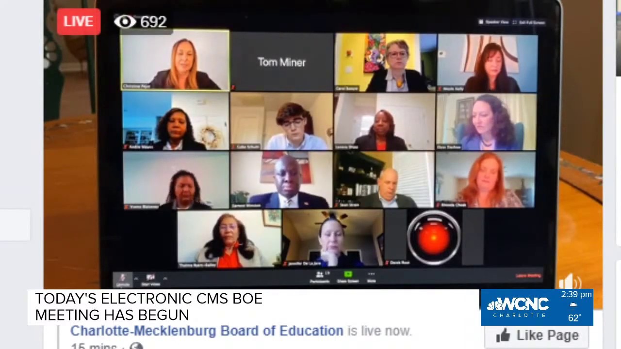Charlotte schools emergency Board of Education meeting - YouTube