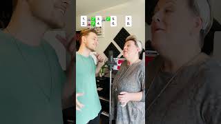 my mum deffo won with the last one..🤯 #singing #cover #duet #motherandson