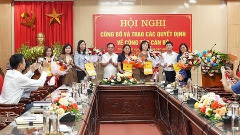 Thạch Thất: Công bố Quyết định bổ nhiệm, điều động cán bộ quản lý các trường Mầm non