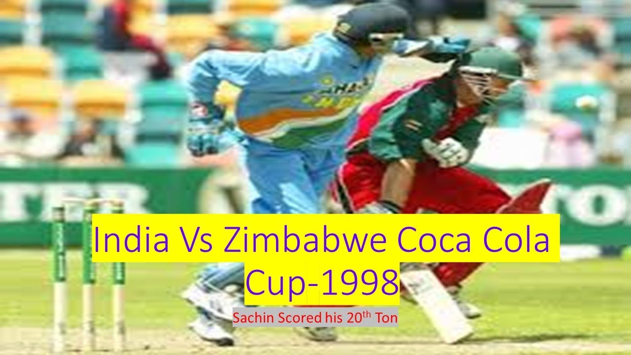 Coca- Cola Champions Trophy- 1998, India vs Zimbabwe ODI Cricket Highlights