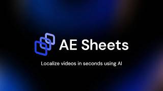 Ae Sheets For After Effects