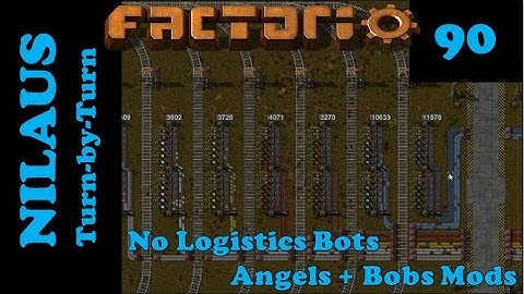 Factorio S6E90 - Angels Ore crushing for Train network