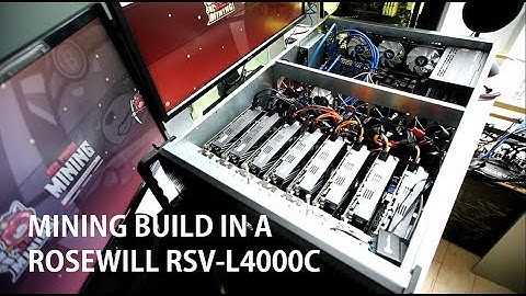 Building a Mining Rig into a Rosewill RSV-L4000C Server Case!
