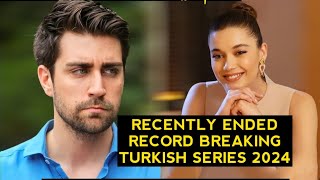 Top 5 Recently Ended Record Breaking Turkish Drama Series 2024 [English Subtitles]