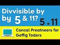 Java Program: Check if Number is Divisible by 5 and 11