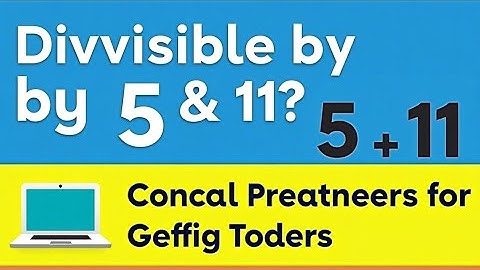Java Program: Check if Number is Divisible by 5 and 11
