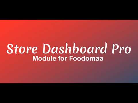 Foodmapro - Store dashboard pro