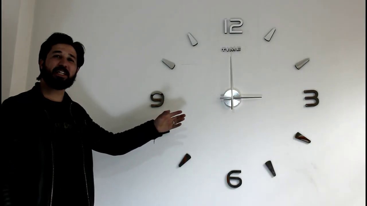 طريقة تركيب ساعة الحائط وحدك