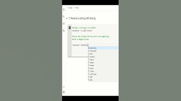 7 PYTHON TRICKS EVERY DEVELOPER MUST KNOW || PART 1 || REVERSING A STRING
