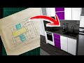 como diseñar una COCINA PEQUEÑA MODERNA en 10 minutos