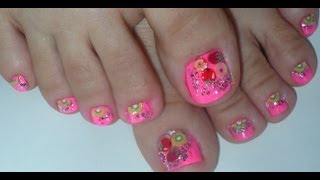 nail toe designs fimo christmas tutti frutti nailsmag nailartgallery summer nails toes magazine fruity polish easyday