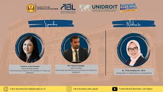 International Guest Lectures-Transnational Business Law Department, UNPAD-UNIDROIT screenshot 4