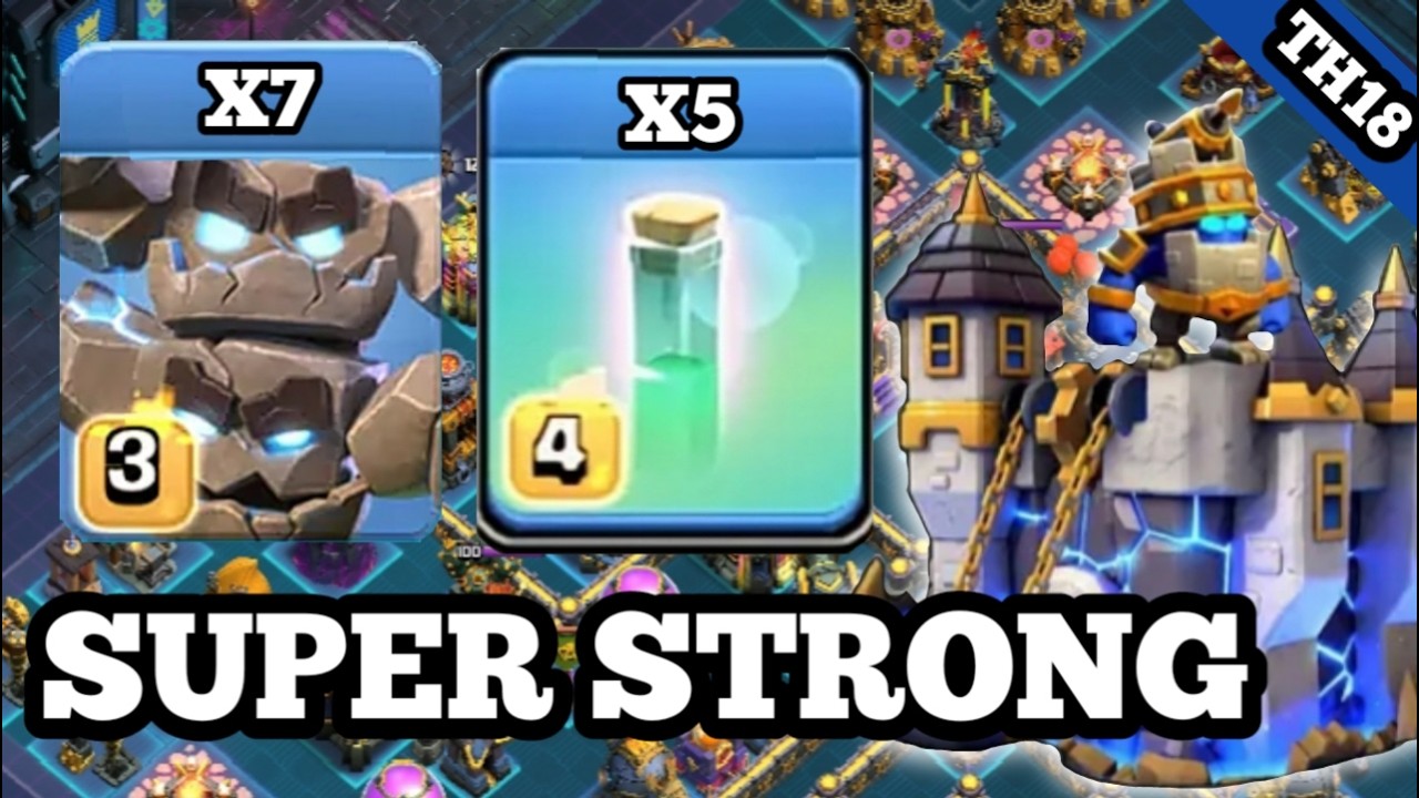 Meteor golem attack strategy I best th18 attack strategy clash of clans