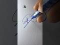 R Letter Signature ✍️ #shorts