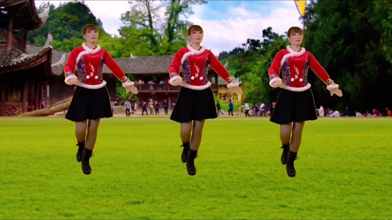 欢快民族风好看水兵舞86步《土家酒歌》