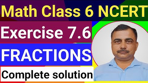 Class 6 Math Chapter 7 Exercise 7.6