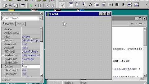 02 Delphi 5 видео урок лекция 1