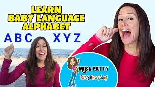 Learn The Alphabet Sign Language Baby Sign Language Basic Words And Commands Asl By Patty Shukla