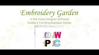 Embroidery Garden ITH Designer Software Tutorial - Create a Trending Applique Design screenshot 4