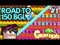 Collecting buy worlds  and starting a new mass road to 150 bgls 1  growtopia profit 2024