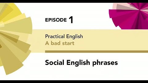 English File 4thE - Intermediate Plus - Practical English E1 - A bad start - Social English phrases