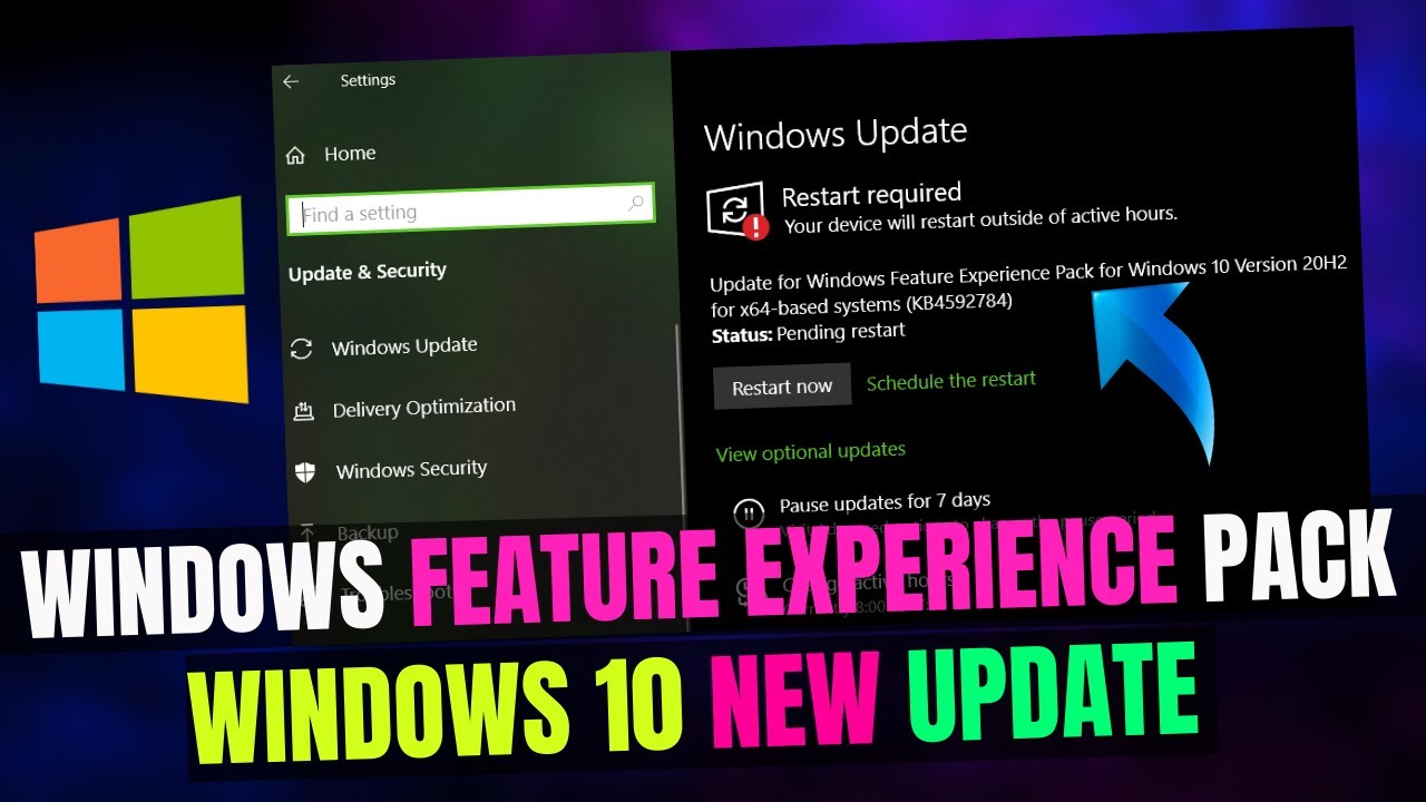 Windows Feature Experience Pack For Windows 10 Version 20h2 Windows