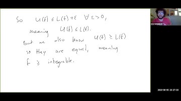 Lecture 24.4 - A Cauchy Criterion for Integrability
