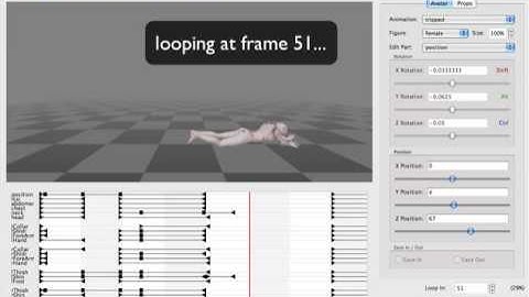 Tripped bvh animation in Qavimator
