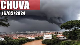 chuva ganha força nas proximas horas