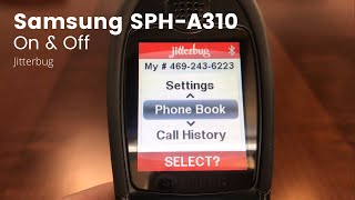 Samsung Spha310 Jitterbug  On U0026 Off
