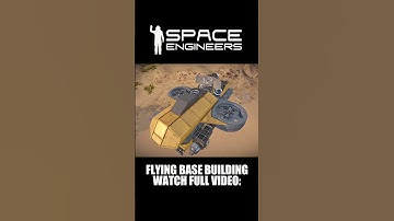 LARGE GRID - TINY FLYING BASE BUILD - SPACE ENGINEERS 2025